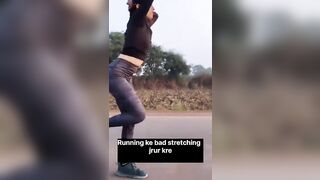 running ke bad stretching jrur kre #shortvideo #ytshorts #youtubeshorts #motivation #fitness #viral