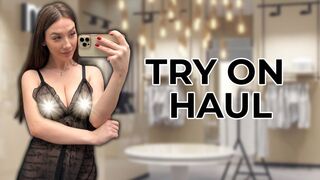 Try on haul 2024 | Transparent dresses haul with Lizokk