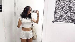 4K| 2024✌????E-girl Try on haul Transparent in Red21