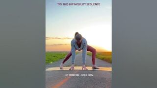 TRY THIS HIP MOBILITY SEQUENCE #sorts #yoga