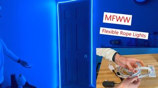 MFWW Rope Lights, flexible, lots of settings, crisp colors #lighting #ledlights #ropelight