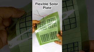 home made flexible solar plate #short #shorts #technology #solarpower