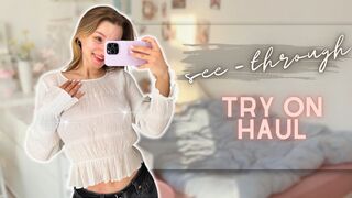 See-Through Try On Haul | Transparent Clothes with Stacy