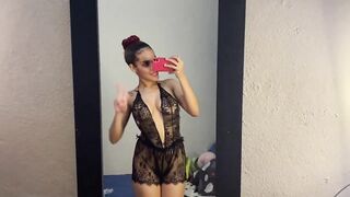 Transparent Lingerie Try on Haul | See Through 4K