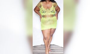 TRANSPARENT NEON DRESS TRY ON HAUL and REVIEW| MESH BODYCON DRESS | PLUS SIZE BODY | MAGELLAN TRYON