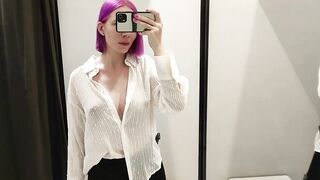 Try on Haul See Through Clothes | Transparent Clothes with Alice