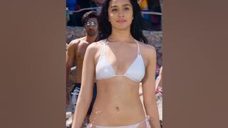 shraddha Kapoor was spotted in a bikini, exuding a stunning and attractive appearance.