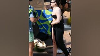 Jessie J wearing a bikini top by the pool in Rio de Janeiro's hotel #shorts