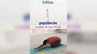 Day 7 to cure PCOS||daily mini vlog||police girls life||yoga for pcos||happy prachi yadav upp