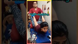 ASMR stretching for neck and back pain #trending #viral #gurgaon #india #funny #chiropractic