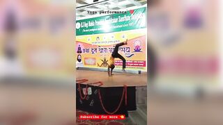 yoga performance#practiceyoga #yogalife#harharmahadev #subscribetomychannel@nishajha_yogalover5932