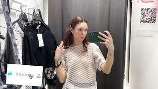 See-Through Try On Haul | Transparent Lingerie and Clothes | Try-On Haul At The Mall College Outfit