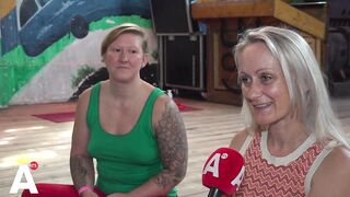 Amsterdammers in de rij voor foodtrucks en yoga op Hemelvaartsdag