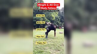 Yoga For Weight Loss & All Over Body Fatloss ????/ Bellyfat, Thighs Fat,Chest Fat,Arms Fat/ #ytshorts