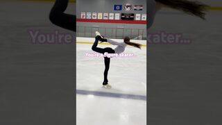 Did you know that you don’t need to be flexible to start figure skating?!⛸️#shorts #figureskater