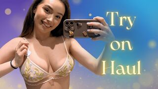 4K Transparent Try on Haul | SHEER LINGERIE | See through Underwear