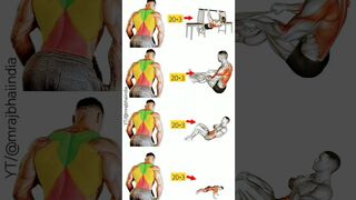 Perfect Back Body Exercise Build Back Muscles At Home #workout #muscle #yoga #Chest #sixpack #abs