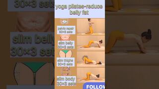 yoga pilates reduce belly fat|| ???????? #shortsfeed #viral #motivation #ytshorts #shorts #short #yt #gym