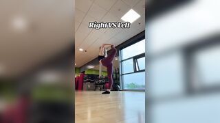 Are you a rightie or a leftie ?! ???? #dance #flexible #flexibility #acro #needle #stretching
