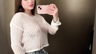 [4K] See-Through Clothes Try On Haul | Transparent & No Bra Trend 2024