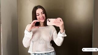 [4K] See-Through Clothes Try On Haul | Transparent & No Bra Trend 2024