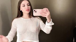 [4K] See-Through Clothes Try On Haul | Transparent & No Bra Trend 2024