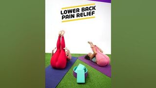 Lower Back Pain Relief Stretch #stretching #stretchedandfit #lowerbackpainrelief