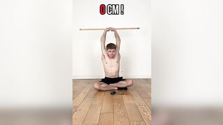 How many centimeters ? ???? #workout #amazing #gym #flexibility #mobility #yoga #training #dislocation