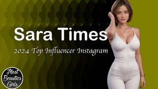 Sara Times: Bold Beauty in Multicolored Bikinis - Stunning Radiant Summer