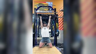 Snake Iso: Barbell Spine Extension #stretching