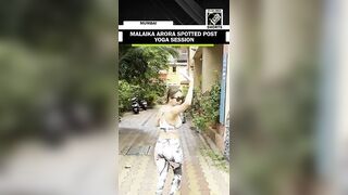 Malaika Arora spotted post Yoga session, sets fitness trends with her look