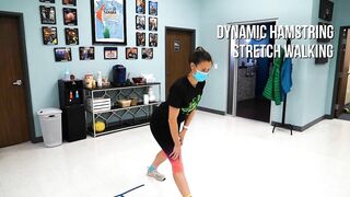 Dynamic Hamstring stretching