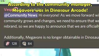 Roblox Dinosaur Simulator - April Fools Update! MEGAVORE Confirmed for DINOSAUR ARCADE!?