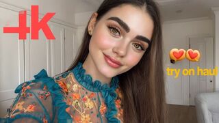 4k shein fishnet transparent try on haul | see through lingerie try on haul | bikini try on haul 4k