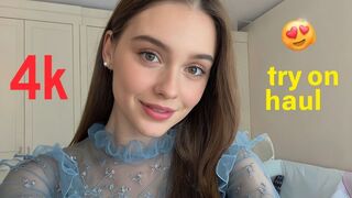 see through/transparent | lingerie try on | bikini try on haul | transparent try on haul lingerie #5