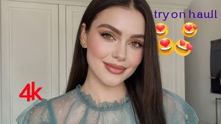 lingerie try on haul transparent 4k | transparent try on haul | see through transparent lingerie
