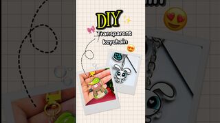 DIY *Transparent* KEYCHAIN ???????????? ft.ghibli studio #shorts #shortsfeed #youtubeshorts