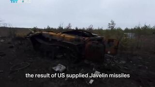 TRT World visits graveyard of Russian tanks destroyed by Ukraine