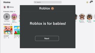 what if roblox was for babies ????????