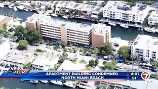 Apartment building deemed unsafe in North Miami Beach, residents told to leave