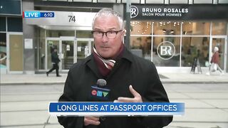 Long lineups at passport offices as more Canadians travel